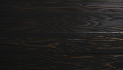 Dark ebony wood grain with subtle glowing highlights