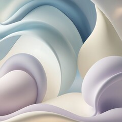 Abstract background with smooth shapes
