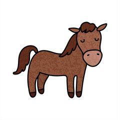 Obraz premium Horse Colorful Illustration