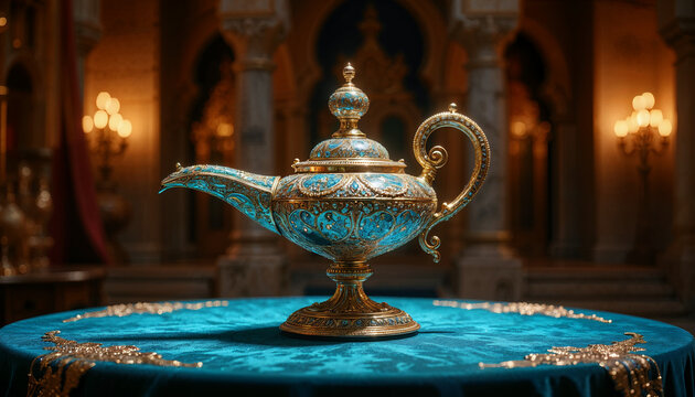 lamp with jin Generative AI