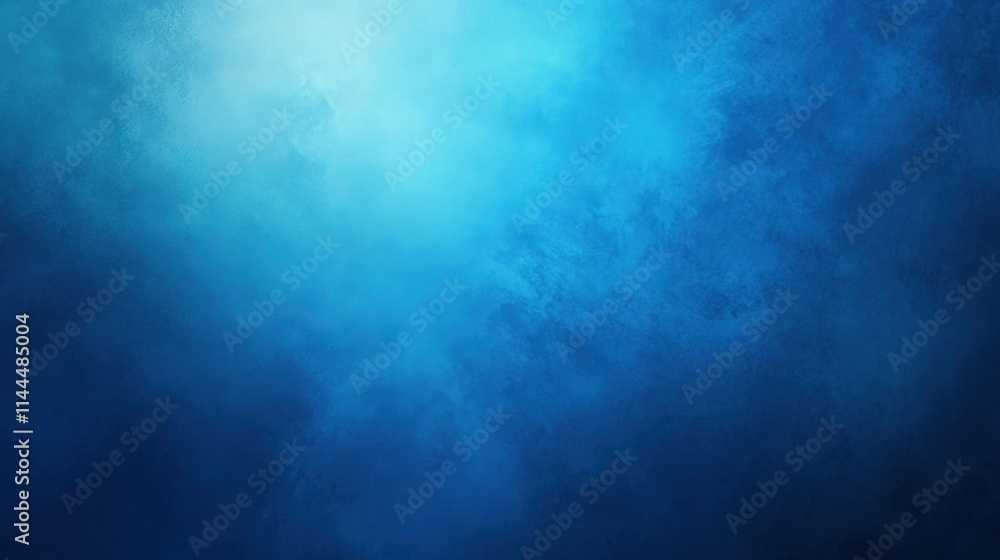 Poster ethereal blue background with soft texture and gradients for design