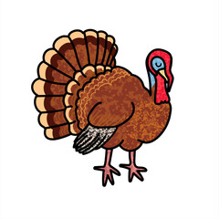 Turkey Colorful Illustration