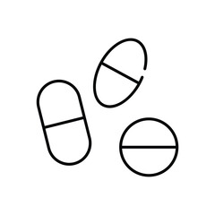 Pill vector icon