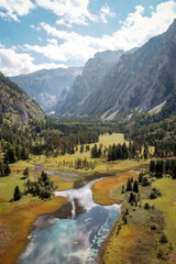 Mountain Lake in the Austrian Alps