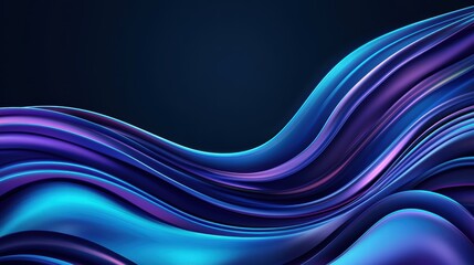Obraz premium Smooth Gradient Transitioning Waves in Vibrant Colors Creating a Modern Abstract Background