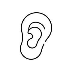 Ear vector icon