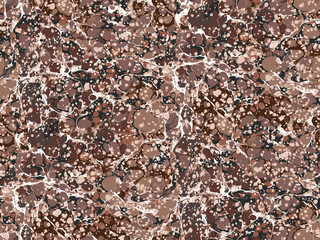 Seamless mocha mousse marbling pattern vector design