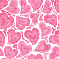abstract love pattern seamless, romantic background