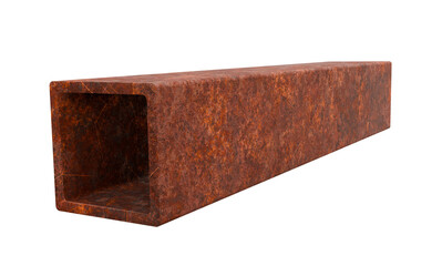 Rustic Metal Pipe: This weathered steel pipe adds a touch of industrial charm to any decor or design project.