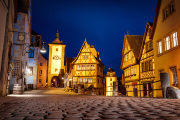 Naklejka premium Rothenburg ob der Tauber in Bavaria, Germany