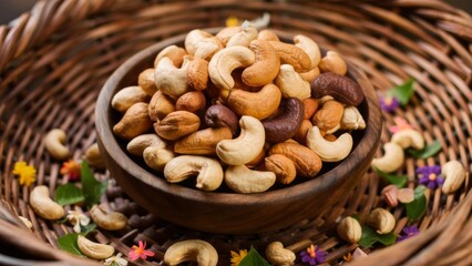 Fototapeta premium Bowl of Cashews