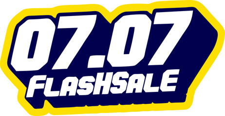 Flash Sale 07.07 Promotion Text 