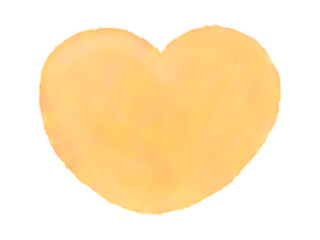 yellow heart illustration