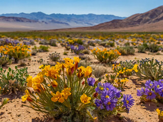 Fototapeta premium flowers in the mountains