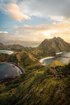 Padar Island in Komodo National Park Indonesia