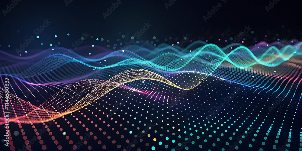 Poster abstract background with space