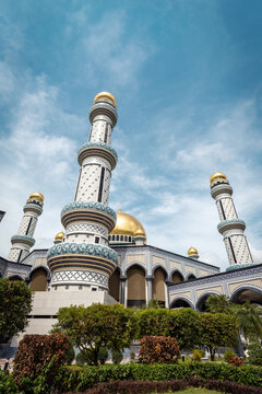 Darussalam Brunei Mosque during Sunset