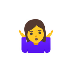 Shrugging Woman Emoji

