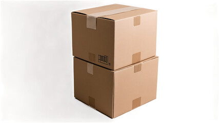 Obraz premium Cardboard boxes are essential for shipping, storage, and delivery needs, offering durability and protection.