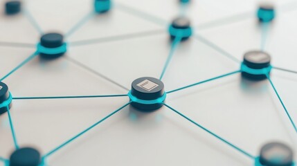 Abstract network connections illustrating digital communication and collaboration in modern technology environments.