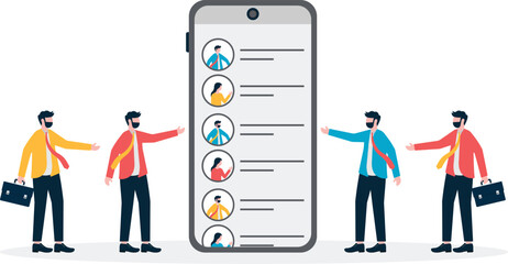 Business team interview resume online application. Business Landing Page Template.

