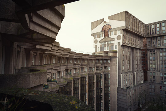 Brutalist Architecture in Suburban Paris