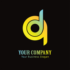 DQ lettering logo is simple, easy to understand and authoritative