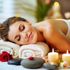 Obraz na płótnie Canvas Spa Saloon Treatment