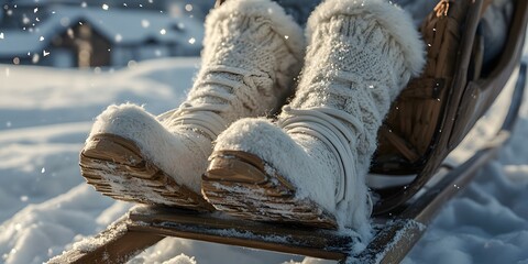 Fleece-lined leggings offer comfort and warmth during winter activities, perfect for pairing with cozy boots while enjoying snowy landscapes.