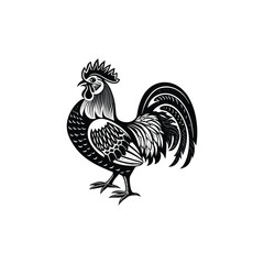 rooster vector art