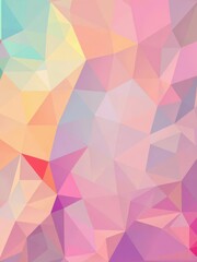 Obraz premium Abstract low-poly background with vibrant color gradients and sharp geometric shapes, triangle, digital, tech