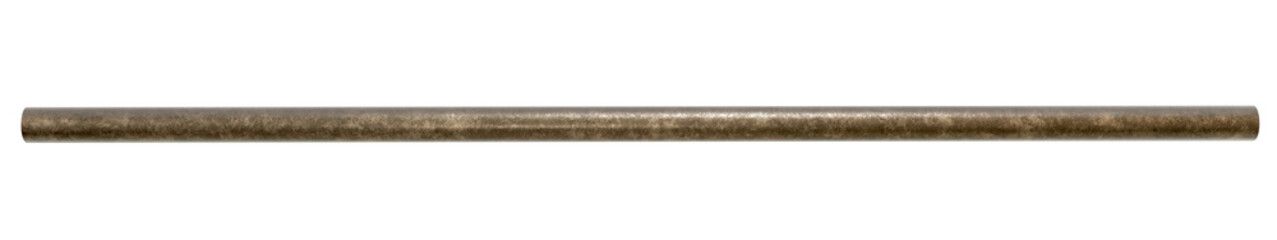 Weathered Bronze Pipe: A vintage bronze pipe, aged to perfection and isolated on a transparent background.