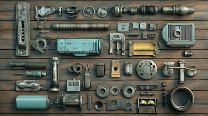 A Symphony of Tools: A Visual Exploration of Precision Engineering and Mechanics