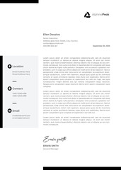 Modern Letterhead Design