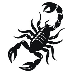 Scorpion Silhouette Vector Illustration
