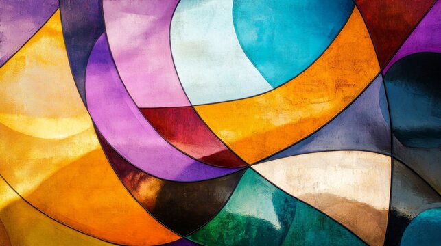 Colorful Geometric Architectural Design