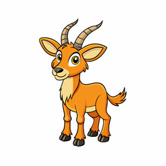 deer cartoon isolated