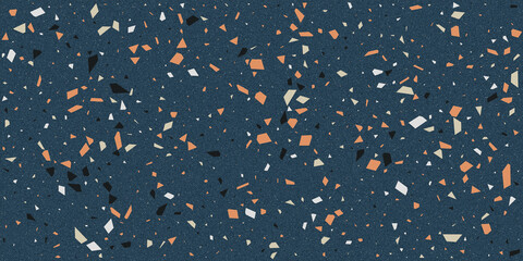 claasic terrazzo flooring pattern texture background	
