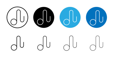 Leo zodiac sign icon Flat outline fill set collection