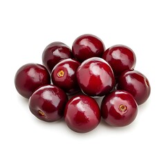 Fototapeta premium Plum Isolated on White Background