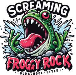 Screaming Froggy Rock: Old School Style 