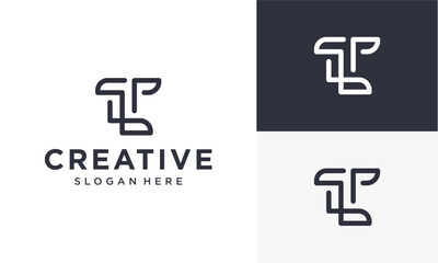 initial lt vector logo