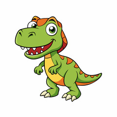 cartoon, animal, dinosaur, vector, illustration, lizard, crocodile, reptile, dragon, green, fun, cute, frog, art, monster, character, alligator, wildlife, gecko, baby, drawing, dino, design, tyrannosa