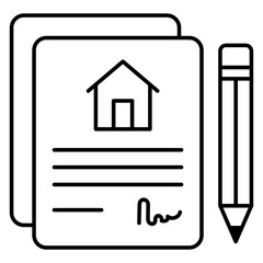 Editable design of contract paper