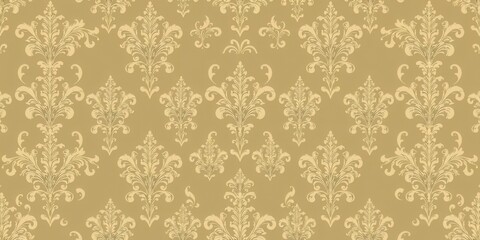 Elegant and intricate damask seamless vector pattern design, design, pattern, elegant