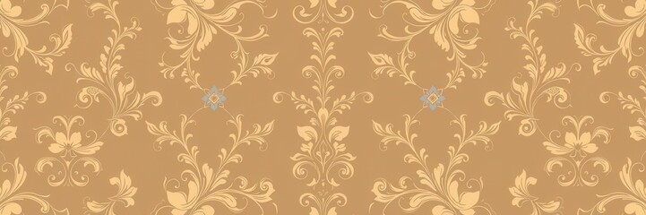 Elegant and sophisticated bright luxury vintage wedding seamless wallpaper background with ornate floral design, elegant, background