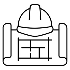 Premium download icon of construction plan