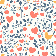 Cute Valentine’s Day Pattern: Hearts, Love, and Seamless Design