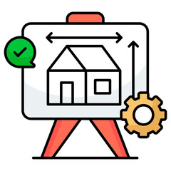 Premium download icon of blueprint