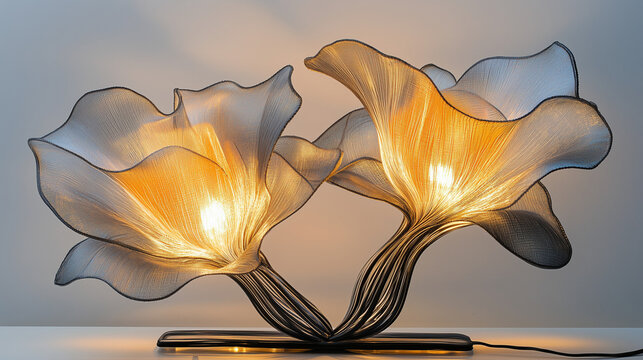 Luxurious lamp in a modern luxury style. 